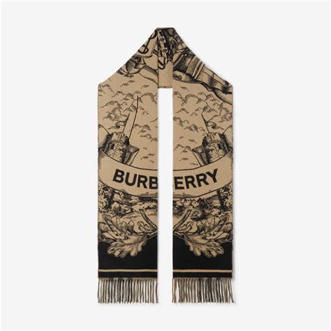 burberry ekd scarf|Reversible EKD Cashmere Scarf in Storm .